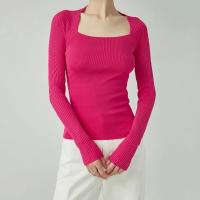 ポリアミド 女性のセーター ニット 単色 選択のためのより多くの色 : 一つ