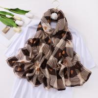 Polyester Women Scarf thermal printed heart pattern PC