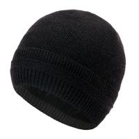 Core-spun Yarn Knitted Hat unisex Solid Lot