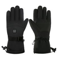 Polyester Electric Heating & Waterproof Electric Heating Gloves thermal black Pair