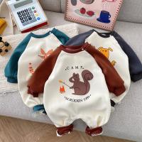 Polyester Slim Crawling Baby Suit & thermal printed PC