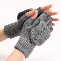 Acryl Half Vinger Handschoen Gebreide Solide meer kleuren naar keuze : Paar
