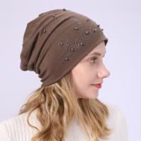 Cotton Hedging Hat thermal & with rhinestone : PC