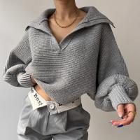 Baumwolle Frauen Pullover, Gestrickte, Solide, mehr Farben zur Auswahl,  Stück