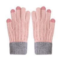 Acrylic Women Gloves can touch screen Solid Lot