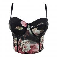 Cotton Slim & Crop Top Camisole backless printed floral PC