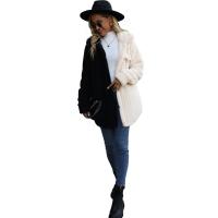 Polyester Women Coat & loose patchwork PC