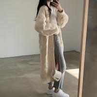 Cotton Women Long Cardigan slimming knitted PC