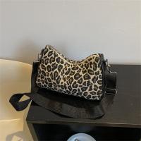 Cloth Adjustable Strap Shoulder Bag soft surface leopard PC