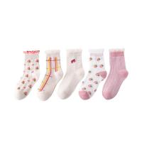 コームコットン 子供の足首の靴下 ジャカード 選択のための異なる色とパターン 対