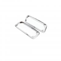 19 Mitsubishi Pajero Fog Light Cover, two piece, , silver, Sold By Set