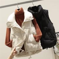 Cotton Women Vest thicken & loose & thermal patchwork Solid PC