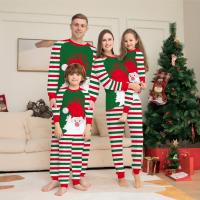 Cotton Parent-Child Cloth Set christmas design & two piece printed letter Set