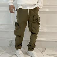 Polyester Men Casual Pants & loose Solid PC
