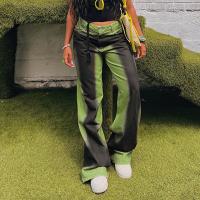Algodón Mujer Jeans, verde,  trozo