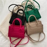 Felt Handbag soft surface & attached with hanging strap Stone Grain PC