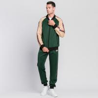 Polyester Men Casual Set & two piece Long Trousers & coat Set
