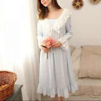 Cotton Sleep Dress & loose light blue PC