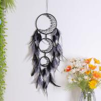 Feather & Iron Dream Catcher Hanging Ornaments for home decoration black PC
