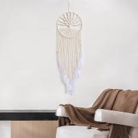 Cotton Cord & Feather & Iron Dream Catcher Hanging Ornaments for home decoration PC