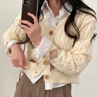 Rayon Slim Sweater Coat knitted PC