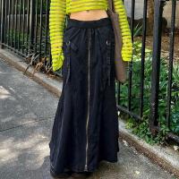 Cotton Skirt & loose patchwork black PC