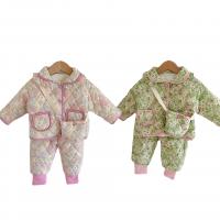 Cotton Slim Girl Clothes Set & two piece & thermal Pants & top printed Set