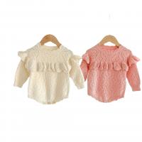 Cotton Slim Crawling Baby Suit & hollow knitted Solid PC