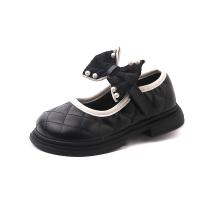 Microfiber PU Synthetic Leather & PU Leather velcro Girl Kids Shoes Pair