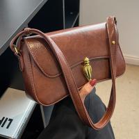 PU Leather Box Bag Shoulder Bag soft surface Solid PC