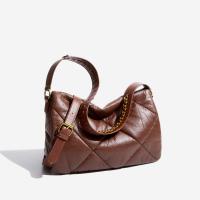 PU Leather Easy Matching Shoulder Bag soft surface Argyle PC