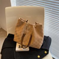 Canvas Shoulder Bag large capacity & soft surface plaid PC