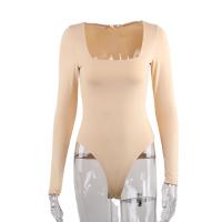 Poliéster Jumpsuit de mujer, teñido de manera simple, Sólido, más colores para elegir,  trozo