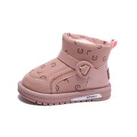 Microfiber PU Synthetic Leather & Rubber Children Snow Boots fleece & thermal Pair