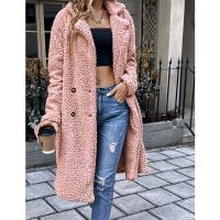 Polyester Women Coat mid-long style Solid PC