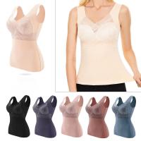 Polyester Tank Top & thick fleece & thermal Solid PC