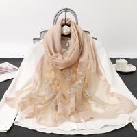 Gemischter Stoff Frauen Schal, Bestickt, mehr Farben zur Auswahl,  Stück