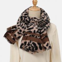 Polyester Women Scarf thermal leopard PC