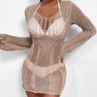 Polyester Swimming Cover Ups & hollow knitted PC