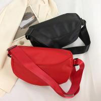 Nylon Adjustable Strap Shoulder Bag soft surface Solid PC
