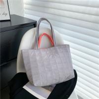 Nylon Shoulder Bag large capacity & soft surface plaid PC