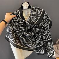 Polyester Women Scarf thermal printed mixed pattern PC