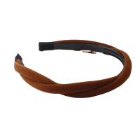 Sponge & Iron & Suede Easy Matching Hair Band Solid PC
