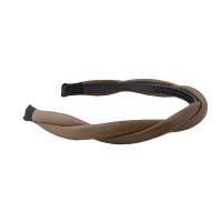 Sponge & Iron & PU Leather Easy Matching Hair Band Solid PC