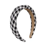 Cloth & ABS Easy Matching Hair Band Argyle PC