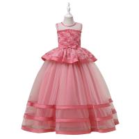 Polyester lace & Ball Gown Girl One-piece Dress with bowknot floral PC