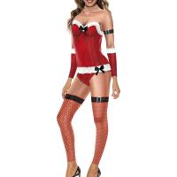 Polyester Sexy Teddy christmas design printed red PC
