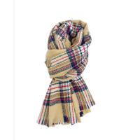 Polyester Women Scarf thermal & for women jacquard plaid PC