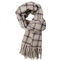 Polyester Women Scarf thermal & for women jacquard plaid PC