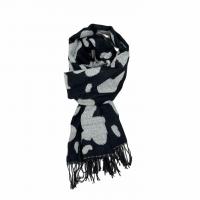 Acrylic Tassels Women Scarf thermal & for women jacquard Solid PC